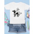 thumbnail image 3 of Girl On A Toy Horse T-Shirt Juniors -Image by Shutterstock,  x-Small, 3 of 4