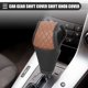 thumbnail image 2 of Funda universal para palanca de cambios de coche, funda para palanca de cambios, funda para palanca de cambios automática, moderna, piel sintética, color negro y marrón, 2 of 7