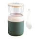 thumbnail image 2 of Contenedor de yogur aislado Soledad 2 niveles acero inoxidable a prueba de fugas Verde lonchera, 2 of 10