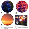 thumbnail image 3 of Designart "Sunrise Blue Bonnets landscape I" Blue Bonnets Wall Decor, 3 of 5