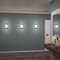 thumbnail image 7 of Artika Glacier Integrated LED Outdoor Wall Light Fixture Black, 7 of 7