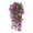 Dark Purple, variant on Artificial Hanging Flowers Fake Plants Outdoor,1 Bundle Silk Morning Glory Faux Flowers with Eucalyptus Leaf,UV Resistant Realistic Hanging Petunias Plants for Home Garden Decor