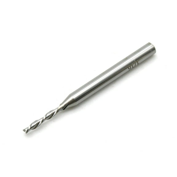 TMAX 1/16 Inch Diameter Carbide Downcut Inlay Router Bit CNC End Mill 1/8 Inch Shank, Ideal for Wood Carving, Slot Mortise, Engraving, Grinding