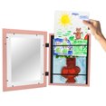 thumbnail image 6 of Americanflat Kids Art Frame 10x12.5 inches with 8.5x11 inches Mat - Composite Wood And Glass (2 Pack) - Pink, 6 of 7