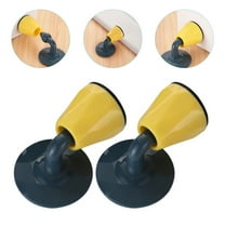 ELAYARD Elayard Security Door Stopper Plastic for Bathroom and Bedroom Protection 2Pcs