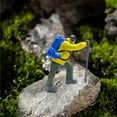 thumbnail image 5 of 1/64 Climbing Human Figures, Mountaineering Human Figures Miniature Human Model Yellow and Blue, 5 of 8