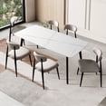 thumbnail image 5 of Set of 4 Modern Dining Chairs with Curved Design / Comfortable for Kitchen and Living Spaces, 5 of 5