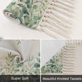 thumbnail image 5 of Hallway Runner Rug 2'x 6', Sage Green Eucalyptus Reversible Washable Rug with Tassels, Farmhouse Botanical Leaves Decorative Modern Soft Carpet Mat for Living Room, Kitchen, Dining Room, 5 of 9