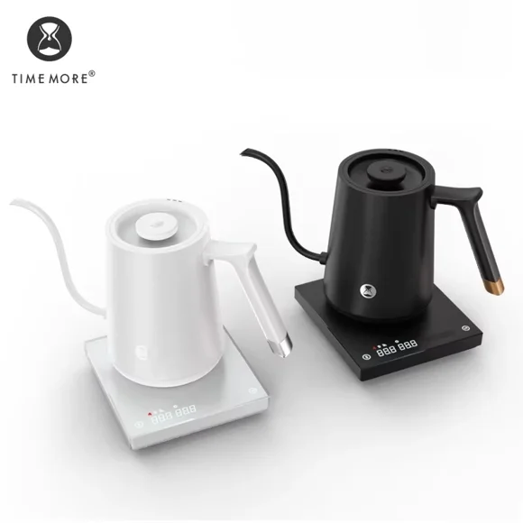 TIMEMORE Fish Pro X Electric Pour Over Kettle 900ml Black New
