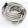 thumbnail image 6 of Watering Hose with Sturdy Stainless Steel Outer Layer Silver Garden Hose for Yard Cleaning, 6 of 8