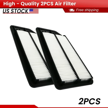 ACB ZONE 2 x Engine Air Filter for Honda Accord 03-07 Acura TSX 2.4L, OEM Engine Air Filter (CA9564)