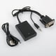 thumbnail image 3 of Convertidor VGA a HDMI con cable de audio Conexión VGA a HDMI para computadora portátil Monitor Aplicación para computadora personal, 3 of 6