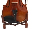 thumbnail image 2 of MasteelfCA 1pc Violin Folding Stand Professional Fiddle Floor Holder Violin Display Rack (Coffee), 2 of 8