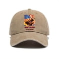 thumbnail image 1 of Visor Style Washed Soft Top Baseball Cap for Outdoor Summer and All-Season Use with Adjustable Brim and Letter Print for Unisex Convenience, 1 of 2