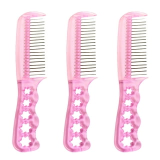 Sophia's Doll Hair Brush, Ideal for Dolls with Synthetic or Wig-Like Hair,  Sized for Smaller Hands, in Glittery Hot Pink