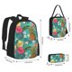 thumbnail image 2 of Balery Pineapple Mochila Escolar 3 en 1 para Niños - Mochila Resistente con Lonchera Térmica y Estuche - Mochila Escolar para Niños y Niñas, 2 of 7