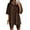 Brown, variant on TIANZEN Womens Two Piece Outfits Short Sleeve Tops Short Pants Running Yoga Sport Sets Swim Suit through Swimsuit Cover up plus plus Size Bathing Suits Dress