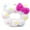 White, variant on Hello Kitty Mochi Donut Squishy Keychain [White] Cute Clow Rising Collectible Gift for Children and Adults
