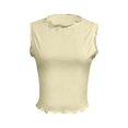 thumbnail image 5 of XIAONA Casual Tank Tops For Women Summer Sleeveless Solid Color Crew Neck Racerback Flounce Standard Straps Comfortable Breathable Soft Fashion Sexy Daily Basic Tops For Female,S, 5 of 5