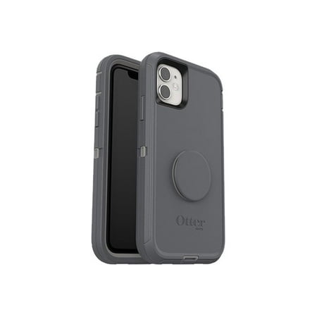 OtterBox - Otter + Pop Defender Series Case for Apple® iPhone® 11 - Howler Gray