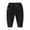 Black, variant on ZHUASHUM Pants For Baby Boys Girls Soft Micro Elastic Feet Solid Color Denim Pants For And Girls With Cotton Fall Kids Jeans For Kids Pants Black,Size:18-24 Months