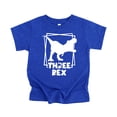 thumbnail image 4 of Three Rex Square T-Rex Dinosaur 3rd Birthday Shirts for Baby Toddler & Youth Boys & Girls Vintage Royal Shirt 3T, 4 of 5