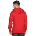 thumbnail image 4 of Klizzer Luxury 100% Cotton Hoodies for Men - Rich Fabric, Soft & Comfortable, RED (Sizes S-2XL), 4 of 7