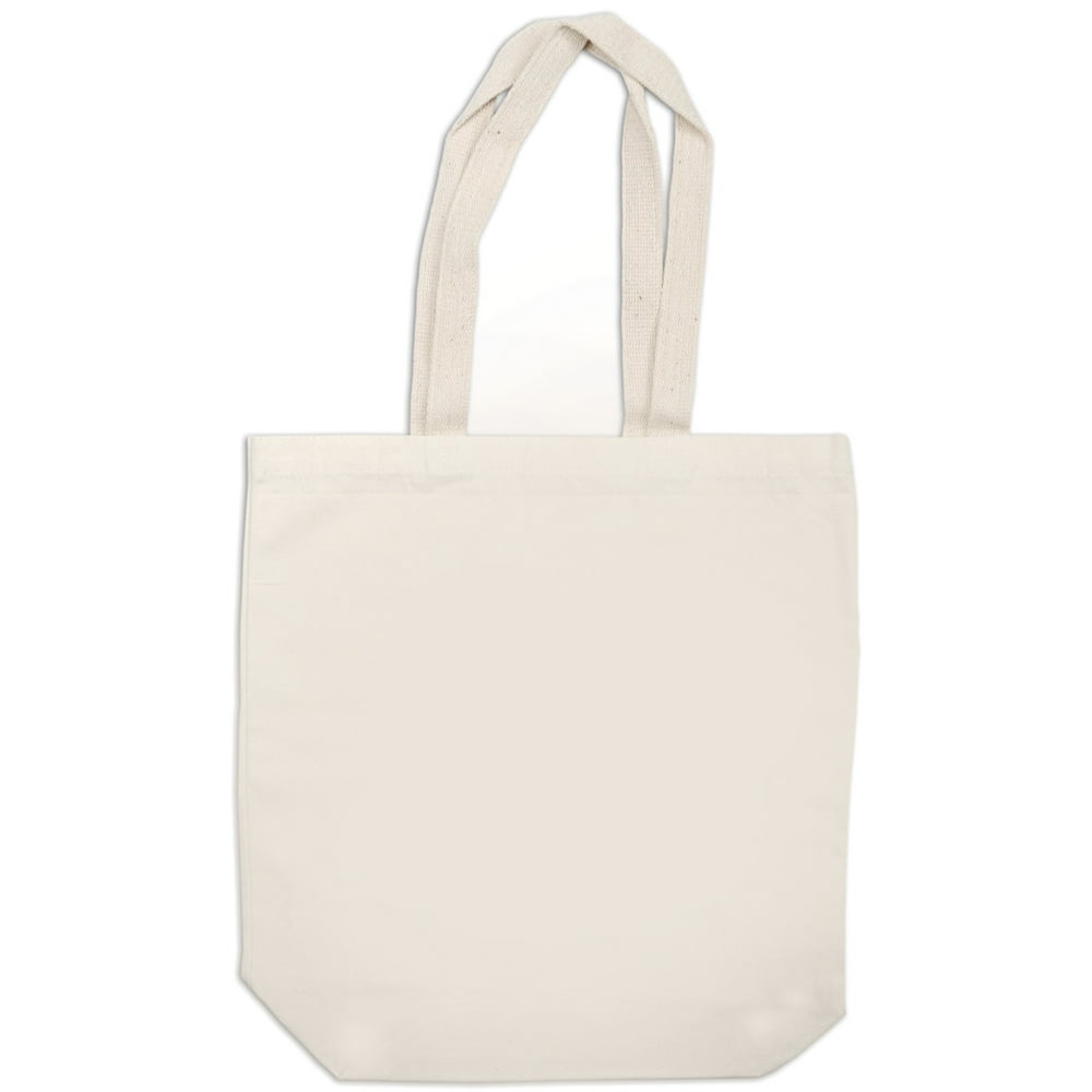 Canvas Medium Tote Bag 14"X16"X4"Natural