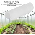 thumbnail image 2 of Snap-On Clamp For Greenhouse Steel Pipes, High And Low Temperature Resistance Ensures Year-Round Functionality, Durable Black Plastic Clips For Hassle-Free Installation (50Pcs), 2 of 5