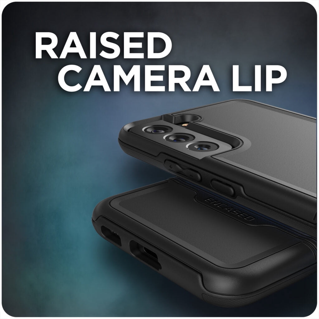 Encased Nylon Holster & Rebel Case Compatible with Samsung Galaxy S22 Plus Belt Clip Case and Pouch