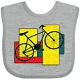 thumbnail image 3 of Inktastic Bike Pattern Blocks Boys or Girls Baby Bib, 3 of 4