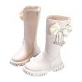 thumbnail image 2 of LvhaoGJOB Girls' Elegant Style Knee-High Boots with Comfortable Fit and Non-Slip Platform Sole, 2 of 7