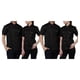 thumbnail image 2 of sweethay Uniforme de Chef de algodón, camisas de manga corta de verano para hombres, chaqueta de Chef, delantal, botones con bolsillos delanteros, Negro L 2piezas sweethay CBP575788, 2 of 5