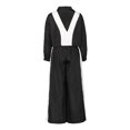 thumbnail image 5 of MAIHAN-Womens 2 pieces Sweatsuit Sets Zip Up Sweatshirts and Sweatpants Tracksuit Lounge Set Travel Outfits with Pocktes(Black,L), 5 of 8