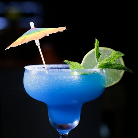 Raindrops 50Pcs Delicate Party Fruit Picks Cocktail Umbrella Picks Adorable Food Decorations