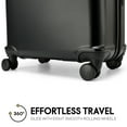 thumbnail image 3 of ELLE Expedition 3-Piece Expandable Polycarbonate Hardside Spinner Luggage Set, Black, 3 of 12