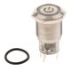 thumbnail image 2 of de metal sólido con enclavamiento Botón pulsador Interruptor de encendido y apagado 12V 19mm IP67 Amarillo kusrkot Interruptor de botón pulsador LED, 2 of 8