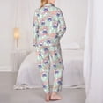 thumbnail image 3 of Bingfone Womens Pajama Sets Bulldog Print,Long Sleeve Loungewear Pajamas Set-Large, 3 of 8