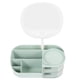 thumbnail image 5 of Porta cosméticos con espejo cosmético, soporte para brochas de maquillaje, organizador de cosméticos de escritorio, 5 of 8