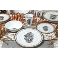 thumbnail image 6 of Robe Factory LLC Harry Potter Hogwarts House Logos 16-Piece Dinnerware Set | Ceramic Dish Set, 6 of 7
