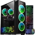 thumbnail image 1 of PC de Jeu - Processeur Intel Core i7, 16 Go de RAM DDR4, SSD Nvme 512 Go, AMD RX 550 4 Go GDDR5, Windows 11 Pro Remis à Neuf, 1 of 10
