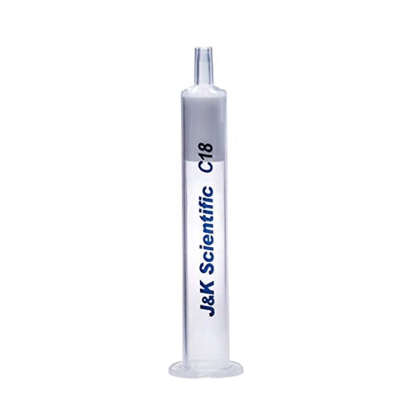 J&K Scientific C18 Solid Phase Extraction Cartridges (SPE Columns), Bed wt. 500 mg, 3 ml (Pack of 50)