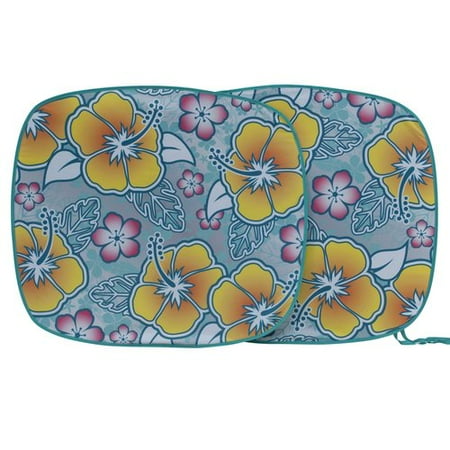Auto Expressions Jumbo Magic Automotive Sunshade, Aloha Floral