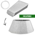 thumbnail image 5 of Deago Christmas Tree Collar, 27" D Crystal Christmas Tree Skirt, Foldable Christmas Tree Ring, Handmade Xmas Tree Stand Base Cover for Christmas Tree Decoration, 5 of 9