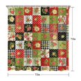 thumbnail image 4 of Pioneer Flower Floral Print Pattern Shower Curtain 72”x72", Bathroom Decorative Shower Curtain Set with 12 Hooks, Waterproof Washable, 4 of 5