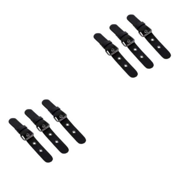 Bearachild 3 Sets PU Leather Snap Toggle Closure Buckle Jacket on Sew Duffle 2piezas Negro 3 pares