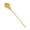 Imitation gold, variant on 1. Alloy Electroplated Bun Clip For Secure Updo Styling, 3 Shades, Lightweight Fan Design For Daily