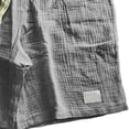 thumbnail image 5 of Yievot Cotton Shorts for Men Casual Drawstring Elastic Waist Loose Fit Summer Vacation Travel Shorts, 5 of 7