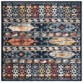 thumbnail image 2 of SAFAVIEH Charleston Rupert Southwestern Area Rug, Navy/Ivory, 6'7" x 6'7" Square, 2 of 10