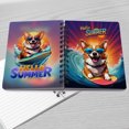 thumbnail image 4 of Retro Surfing Corgi in Cool Sunglasses Hello Summer Waves Spiral Bound Journal Welsh Corgi Dog Lover Gifts Idea 5x7in Spiral Notebook - 10001, 4 of 5